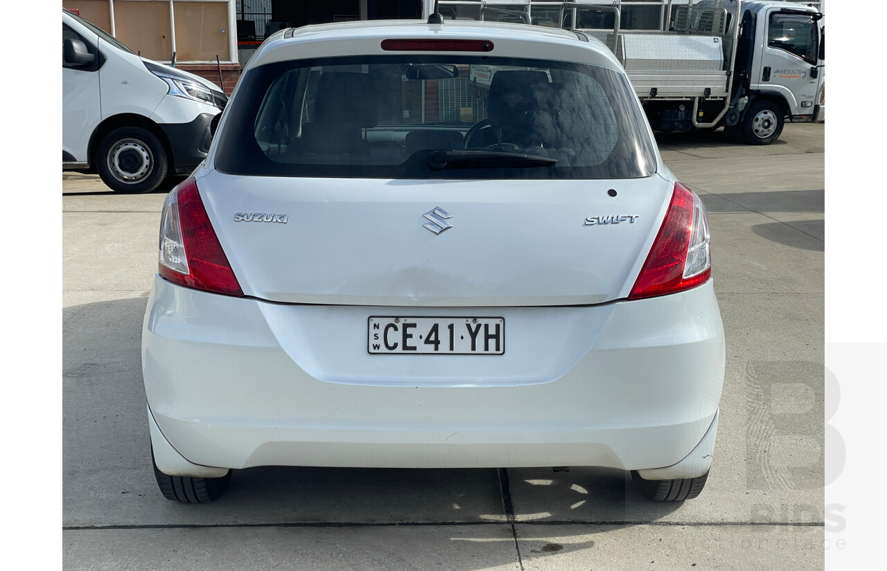 3/2013 Suzuki Swift GL FZ MY13 5d Hatchback White 1.4L
