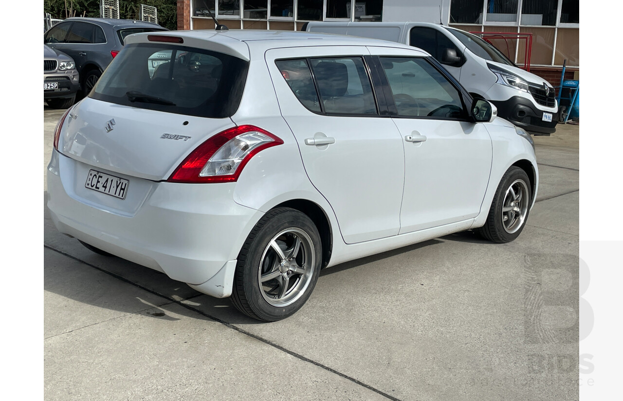 3/2013 Suzuki Swift GL FZ MY13 5d Hatchback White 1.4L