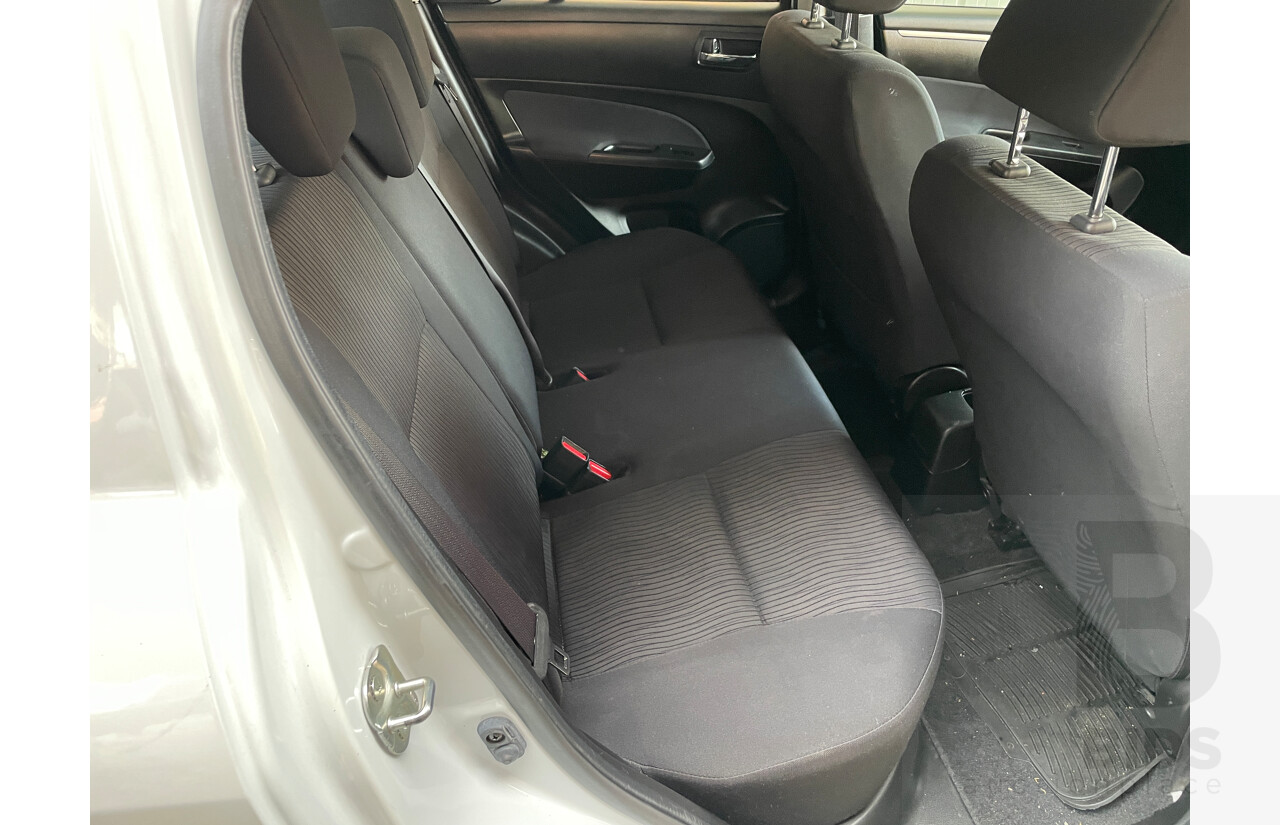 3/2013 Suzuki Swift GL FZ MY13 5d Hatchback White 1.4L