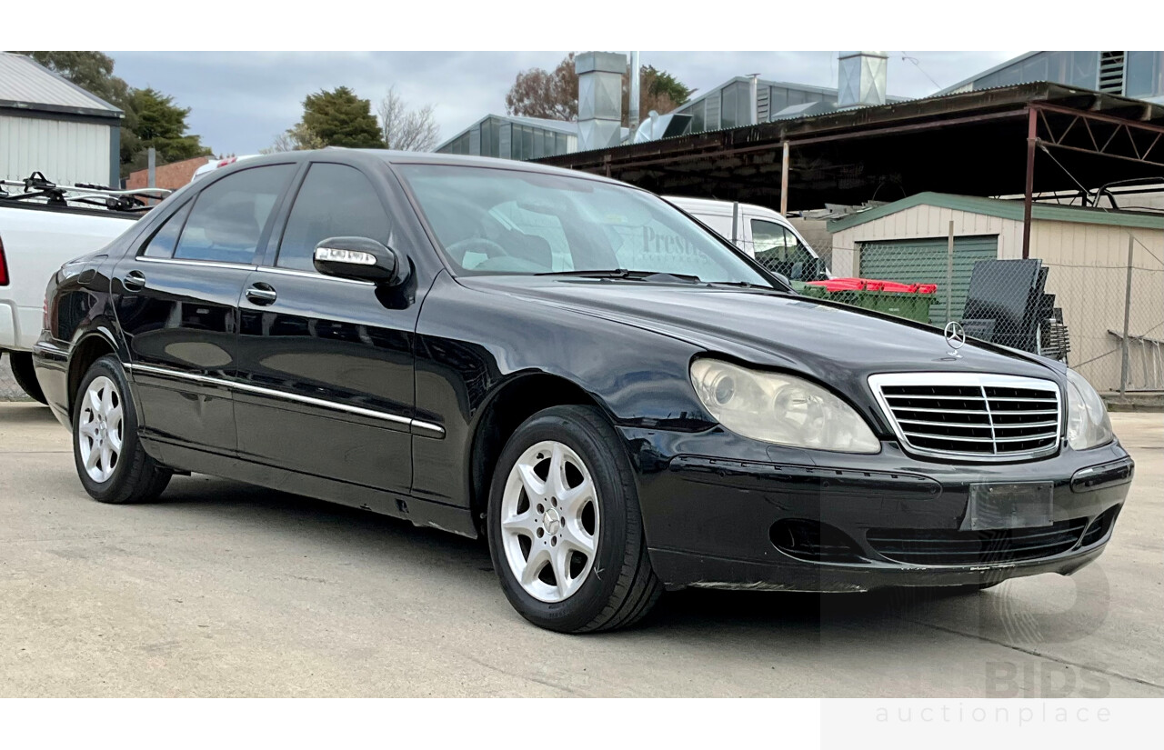 9/2004 Mercedes-Benz S350 L W220 4d Sedan Black 3.7L