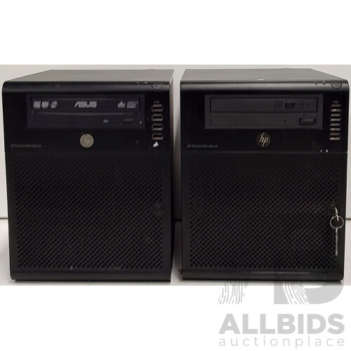 HP AMD Turion (II NEO N40L) 1.5GHz 2-Core CPU Mini PC - Lot of Two