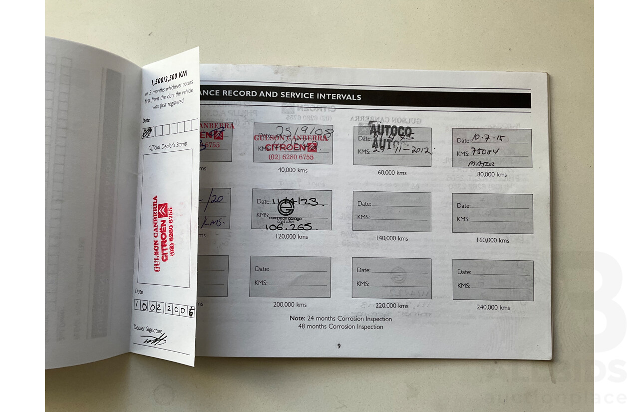 1/2006 Citroen C4 SX  5d Hatchback White 1.6L