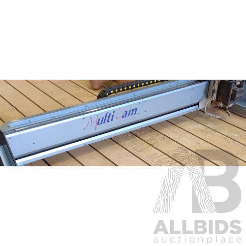 MultiCam Series II CNC Router W/ Perske Spindle Motor, Dust Extraction Unit & Accessories