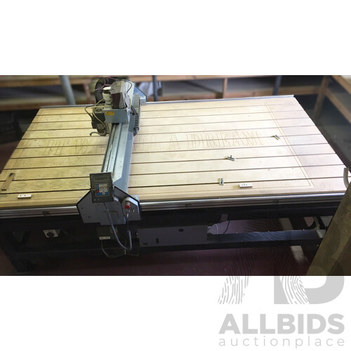 MultiCam Series II CNC Router W/ Perske Spindle Motor, Dust Extraction Unit & Accessories