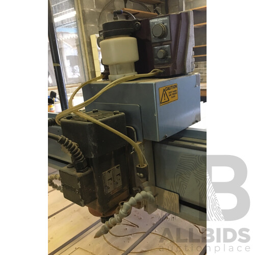 MultiCam Series II CNC Router W/ Perske Spindle Motor, Dust Extraction Unit & Accessories