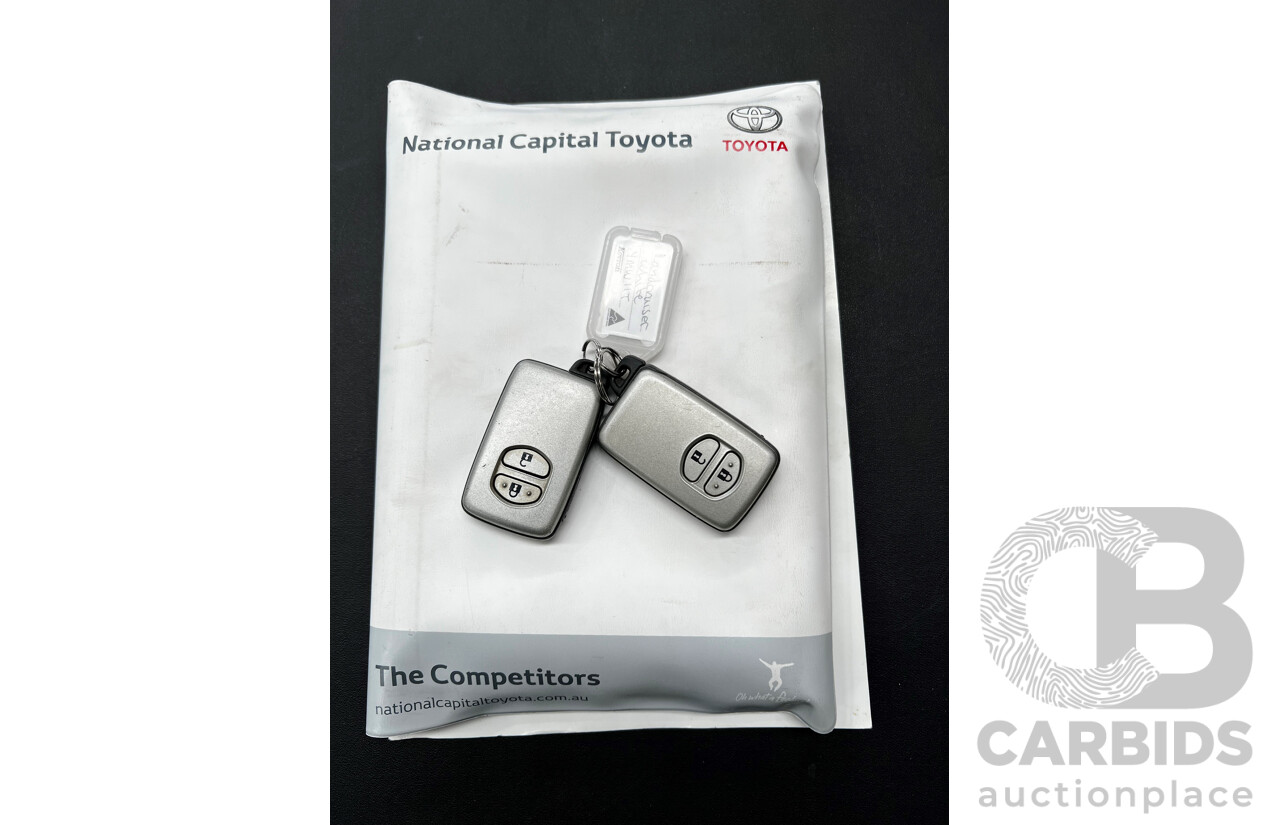 11/2007 Toyota Landcruiser GXL (4x4) VDJ200R 4d Wagon White 4.5L