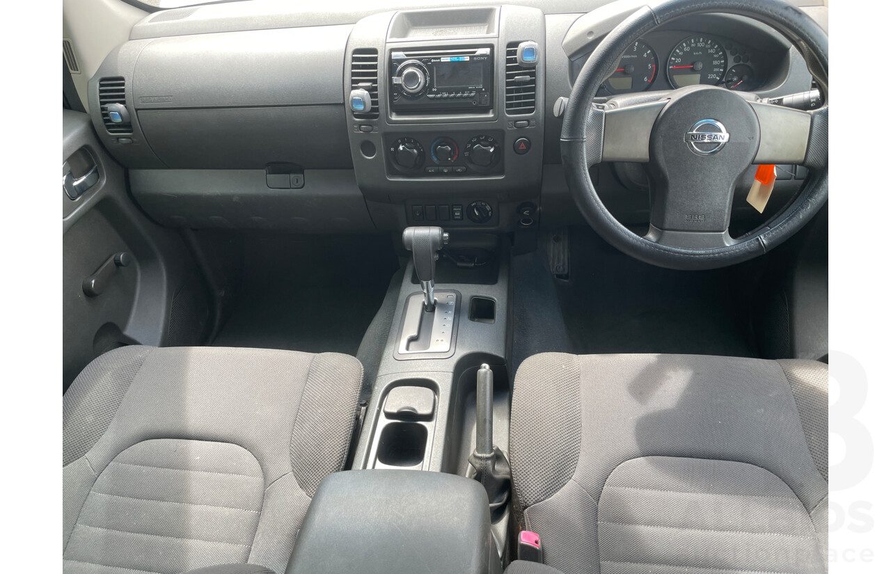3/2009 Nissan Navara RX (4x4) D40 Dual Cab P/Up White 2.5L