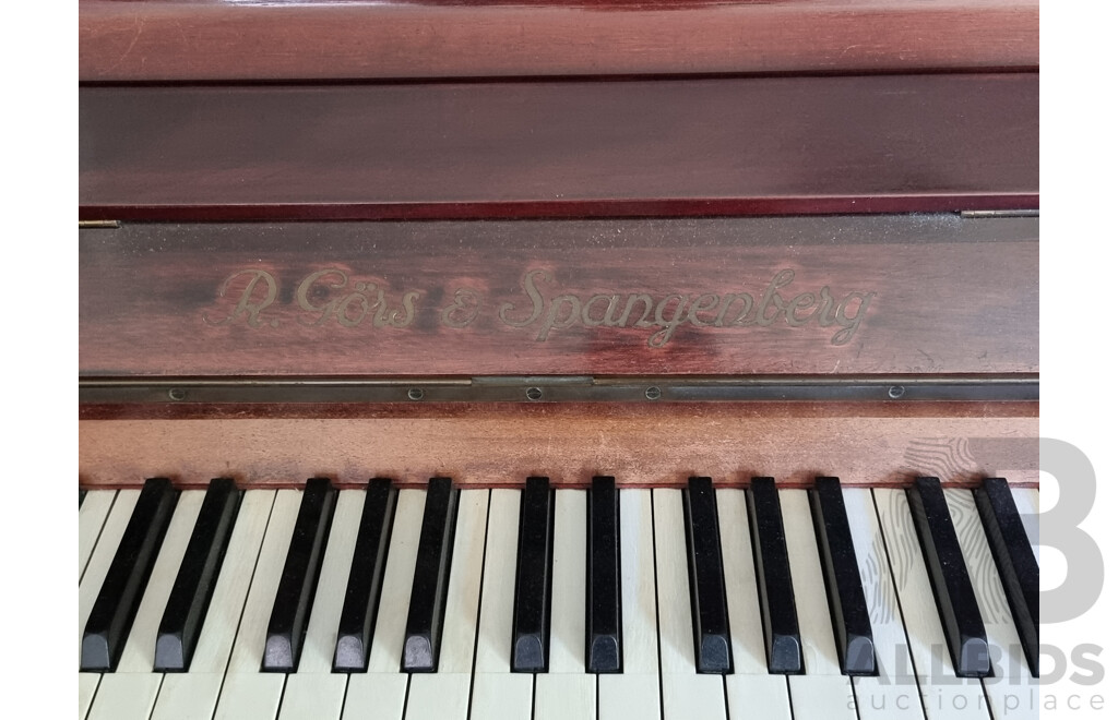 R.Görs and Spangenberg Upright Piano