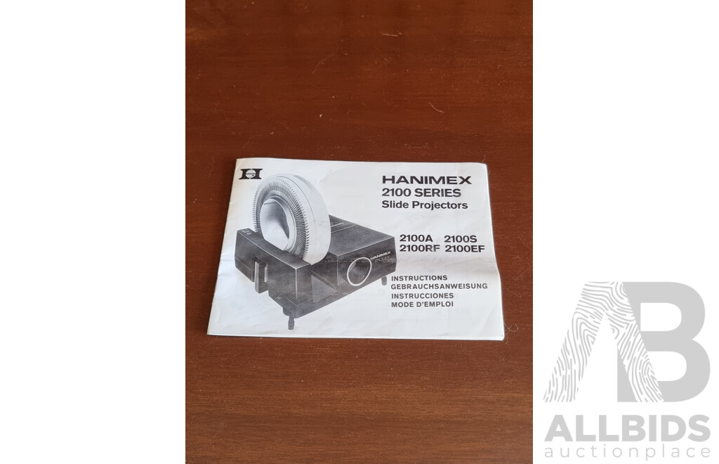 Vintage Hanimex 2100RF Slide Projector