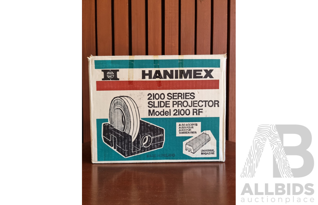 Vintage Hanimex 2100RF Slide Projector