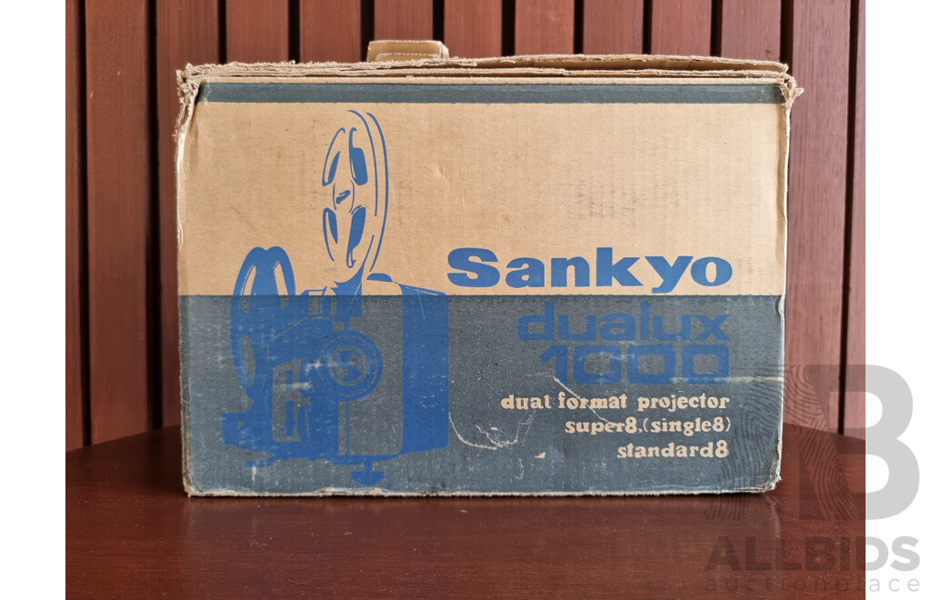 Projecteur De Cinéma Vintage Sankyo Dualux-1000 – Occasion Fonctionnel – Charme Rétro