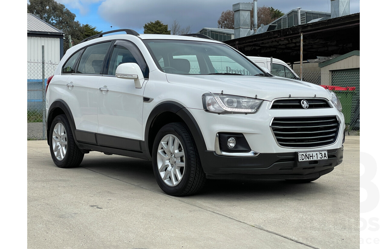 3/2017 Holden Captiva Active (fwd) CG MY15 4d Wagon White 2.4L