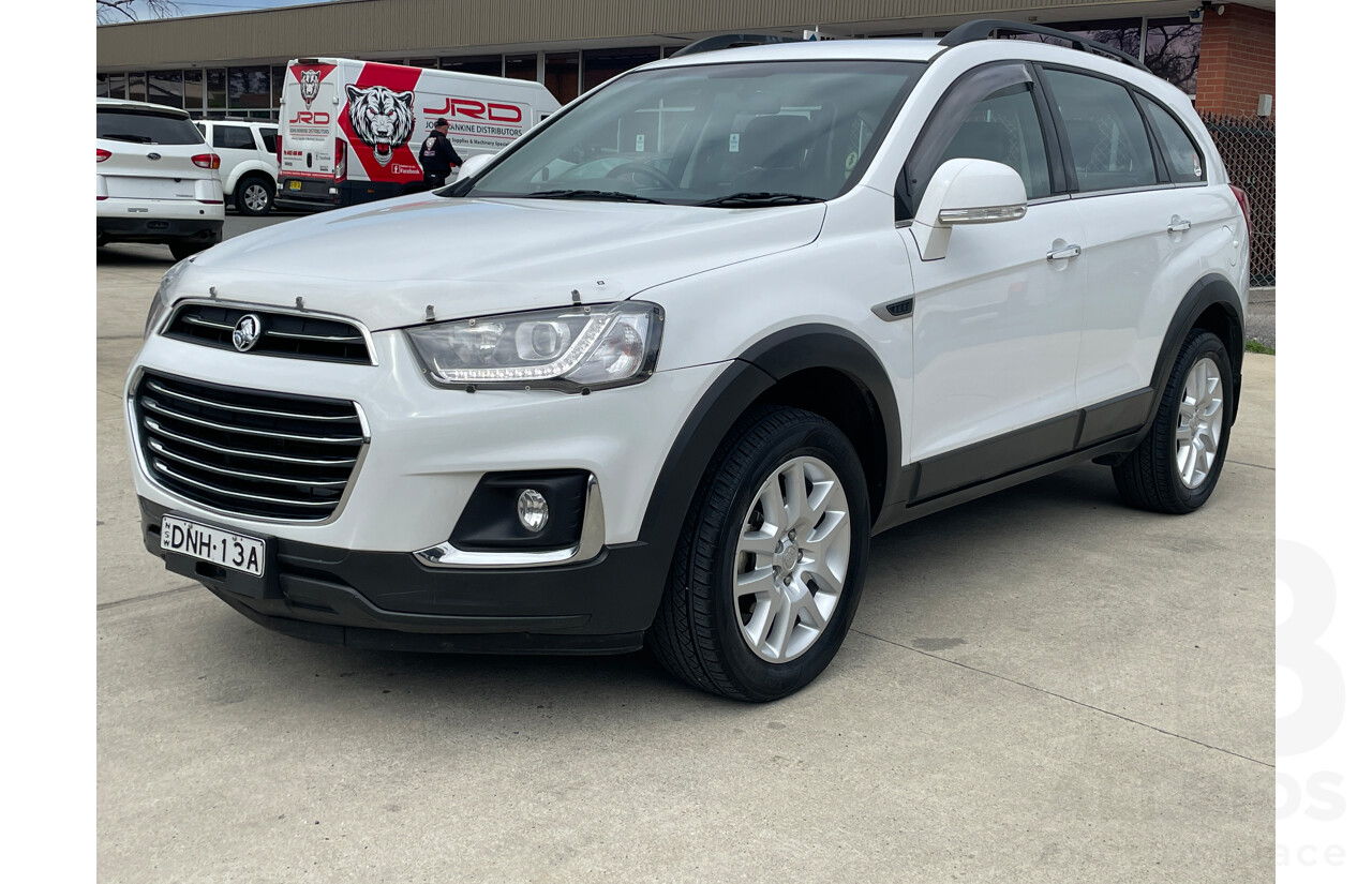 3/2017 Holden Captiva Active (fwd) CG MY15 4d Wagon White 2.4L