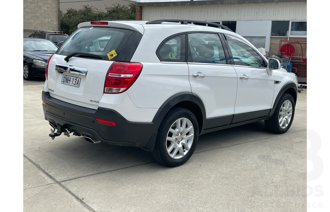 3/2017 Holden Captiva Active (fwd) CG MY15 4d Wagon White 2.4L
