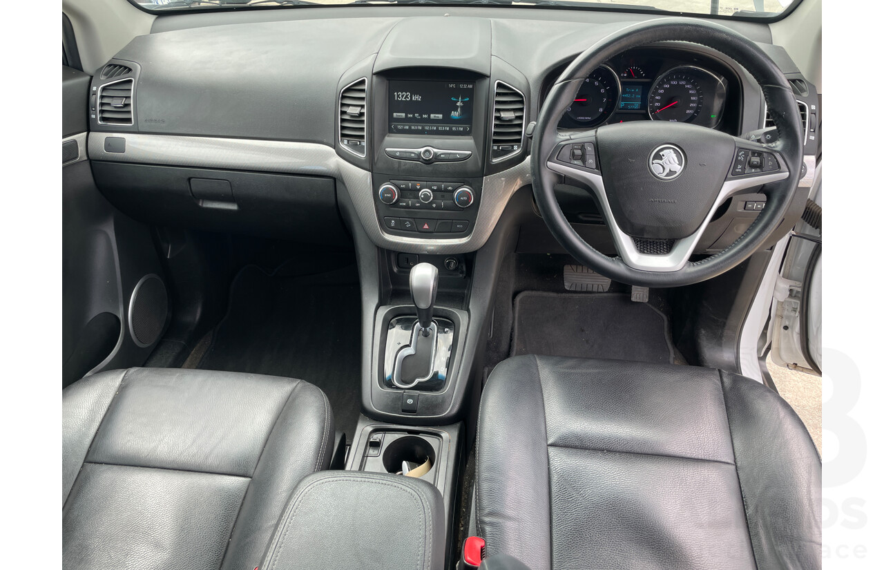 3/2017 Holden Captiva Active (fwd) CG MY15 4d Wagon White 2.4L