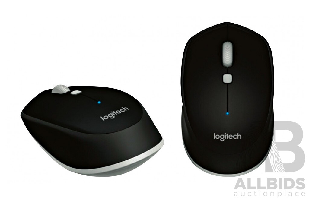 Logitech M337 Bluetooth Mouse - Black - Lot of 6 - ORP $360.00