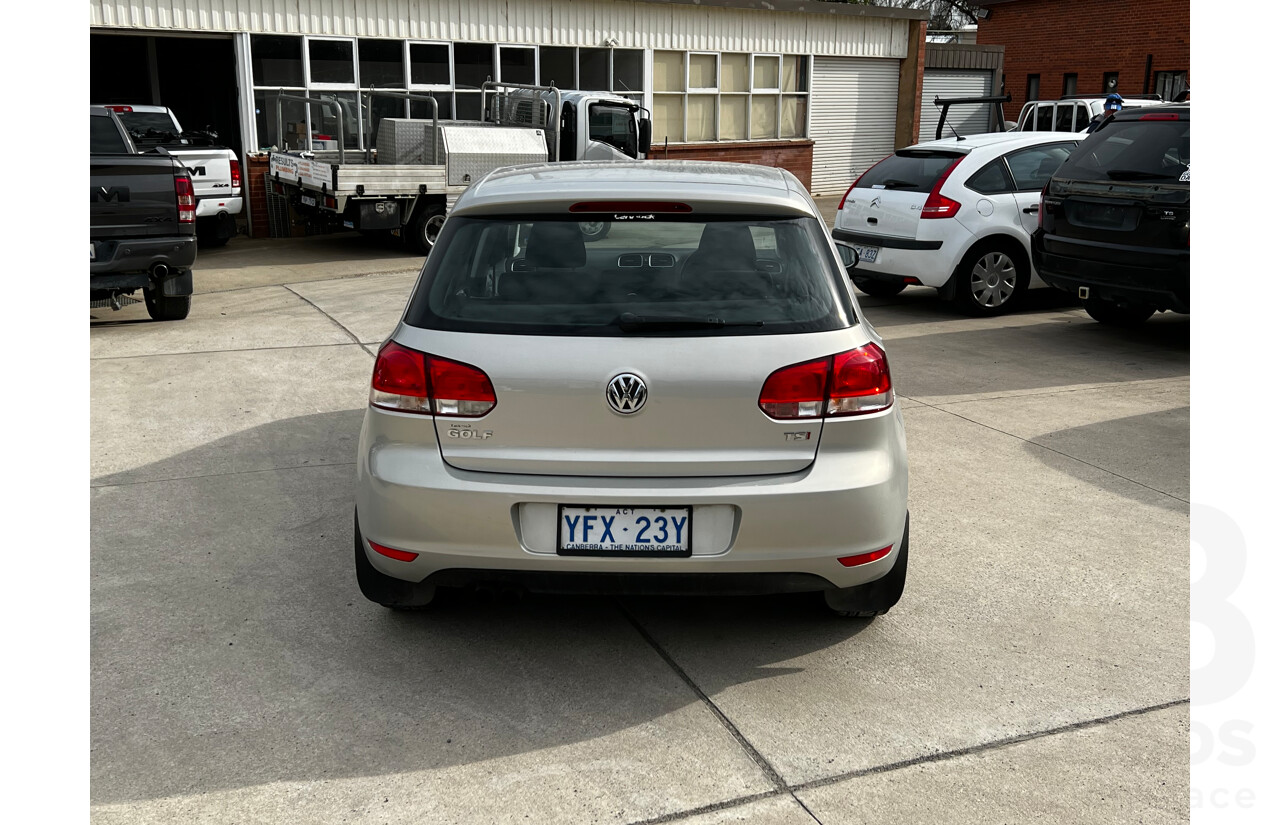 7/2009 Volkswagen Golf 90 TSI Trendline 1K 6TH GEN 5d Hatchback Silver Or Chrome 1.4L