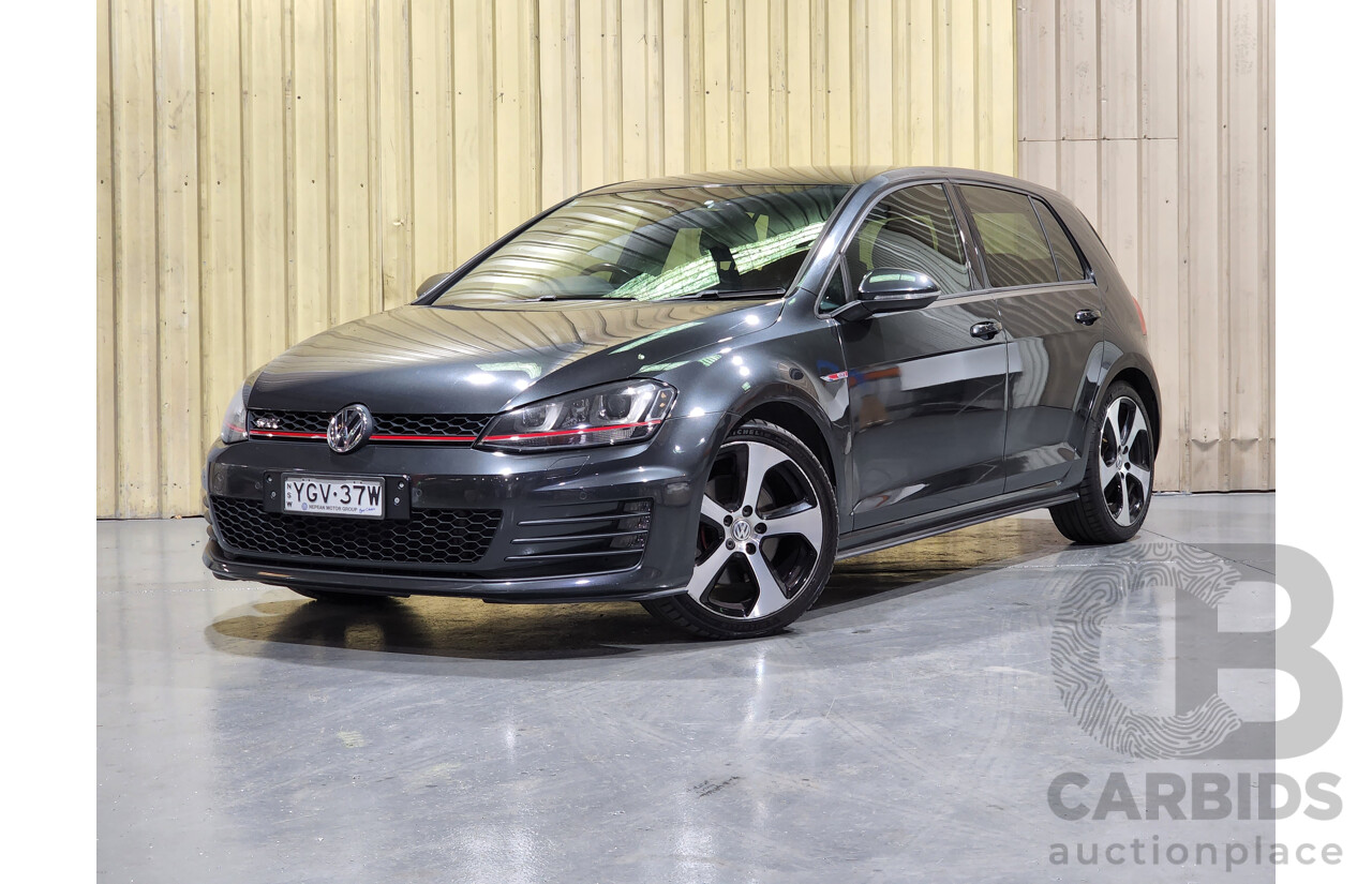 1/2017 Volkswagen Golf GTI AU Mk7 MY17 5d Hatchback Grey 2.0L - Turbo