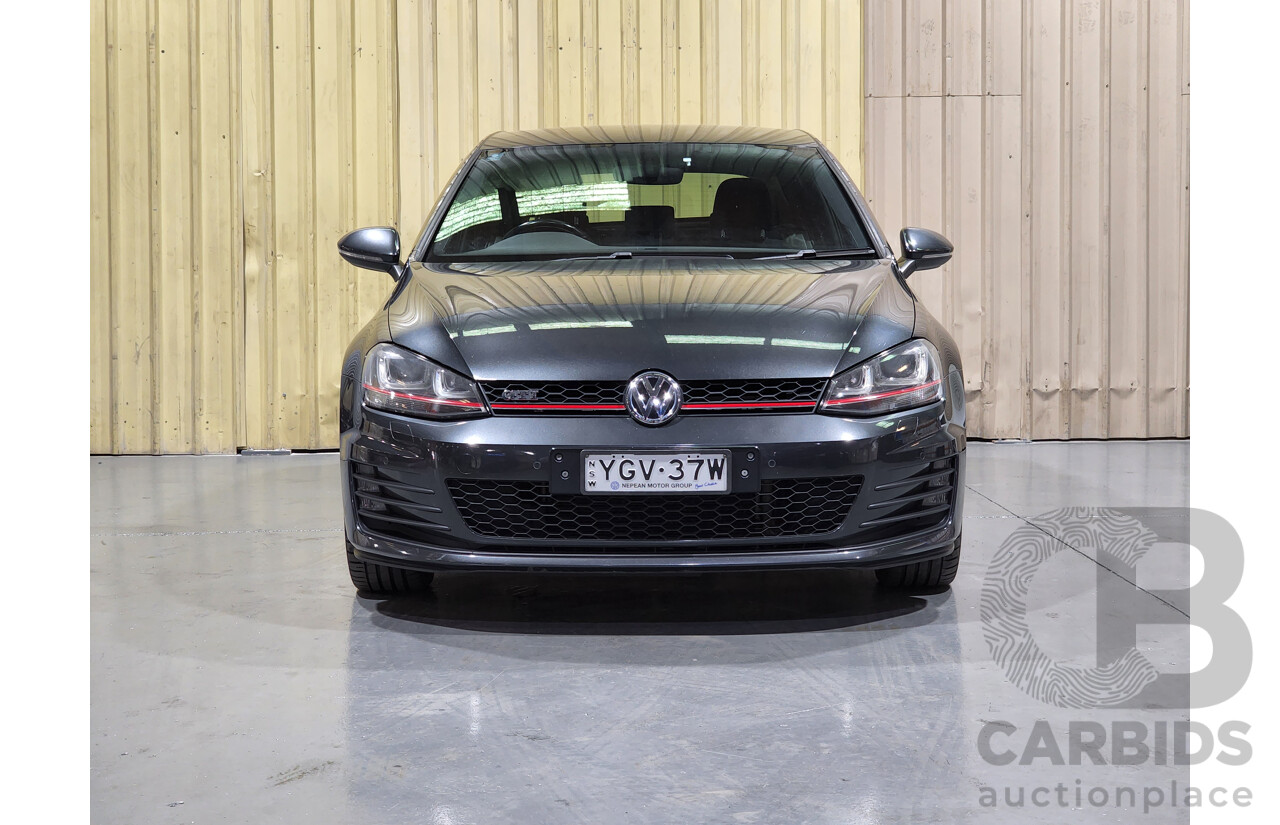 1/2017 Volkswagen Golf GTI AU Mk7 MY17 5d Hatchback Grey 2.0L - Turbo