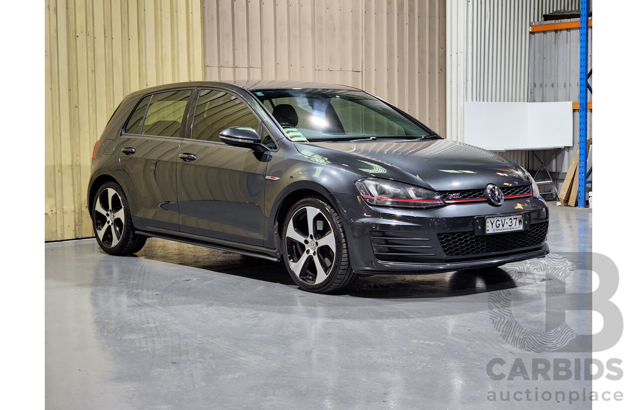 1/2017 Volkswagen Golf GTI AU Mk7 MY17 5d Hatchback Grey 2.0L - Turbo