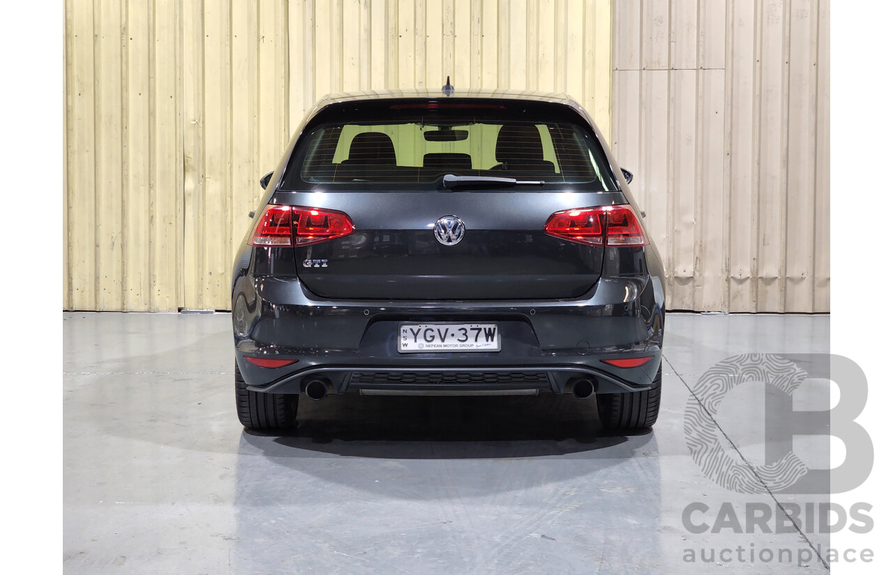 1/2017 Volkswagen Golf GTI AU Mk7 MY17 5d Hatchback Grey 2.0L - Turbo