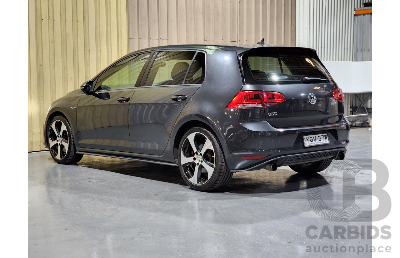 1/2017 Volkswagen Golf GTI AU Mk7 MY17 5d Hatchback Grey 2.0L - Turbo