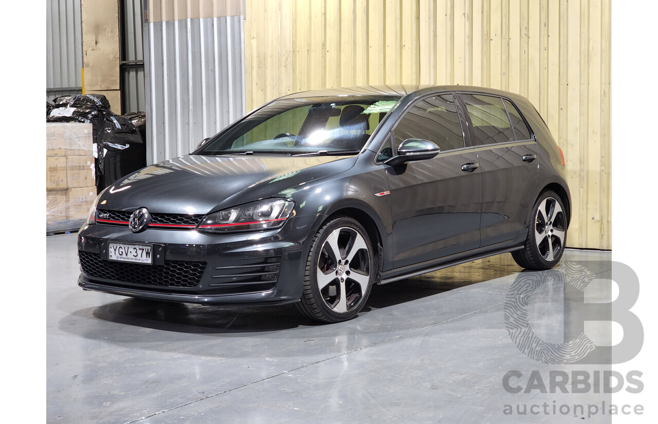 1/2017 Volkswagen Golf GTI AU Mk7 MY17 5d Hatchback Grey 2.0L - Turbo