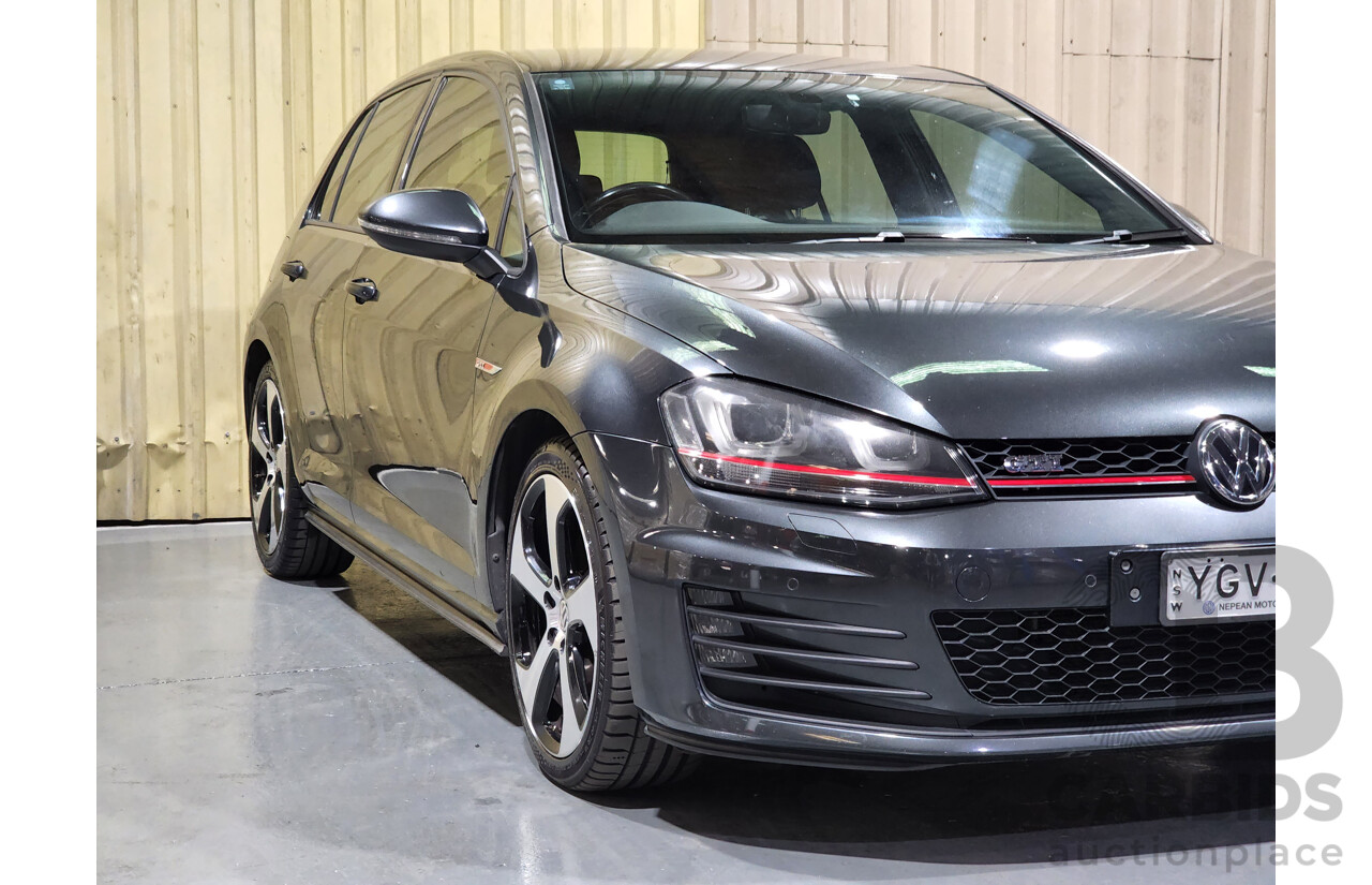 1/2017 Volkswagen Golf GTI AU Mk7 MY17 5d Hatchback Grey 2.0L - Turbo