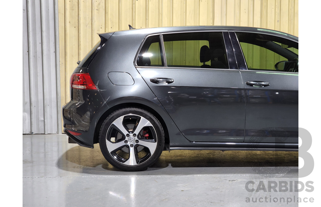 1/2017 Volkswagen Golf GTI AU Mk7 MY17 5d Hatchback Grey 2.0L - Turbo