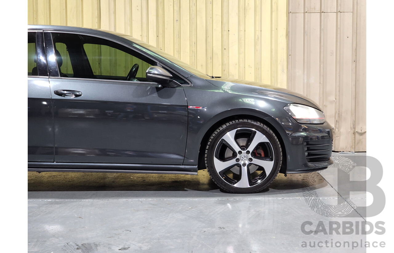 1/2017 Volkswagen Golf GTI AU Mk7 MY17 5d Hatchback Grey 2.0L - Turbo