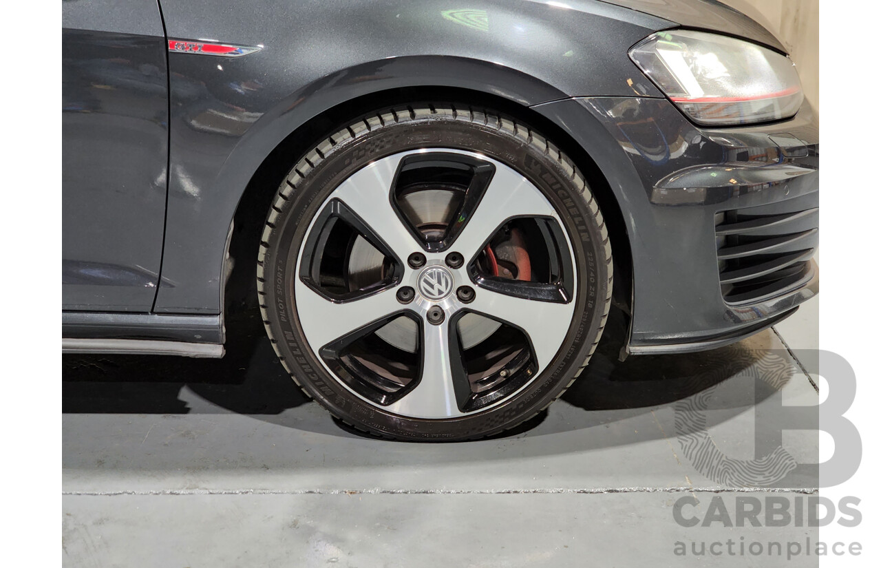 1/2017 Volkswagen Golf GTI AU Mk7 MY17 5d Hatchback Grey 2.0L - Turbo