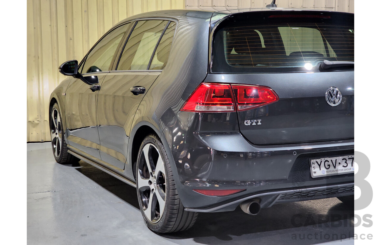 1/2017 Volkswagen Golf GTI AU Mk7 MY17 5d Hatchback Grey 2.0L - Turbo