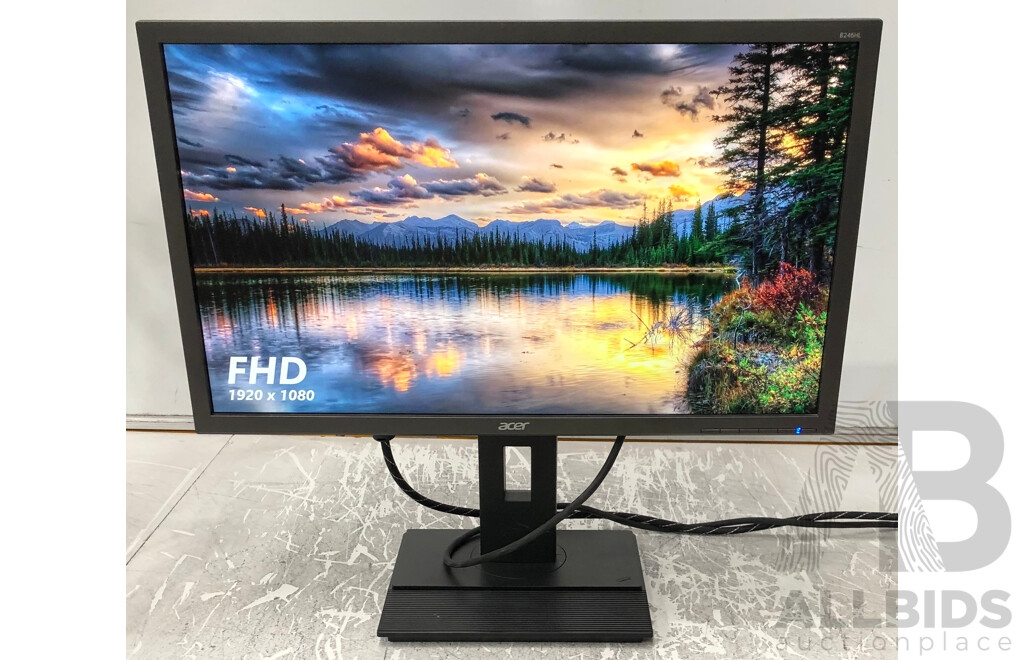 Acer (B246HL) 24-Inch Full HD (1080p) - Lot 1437074 | ALLBIDS