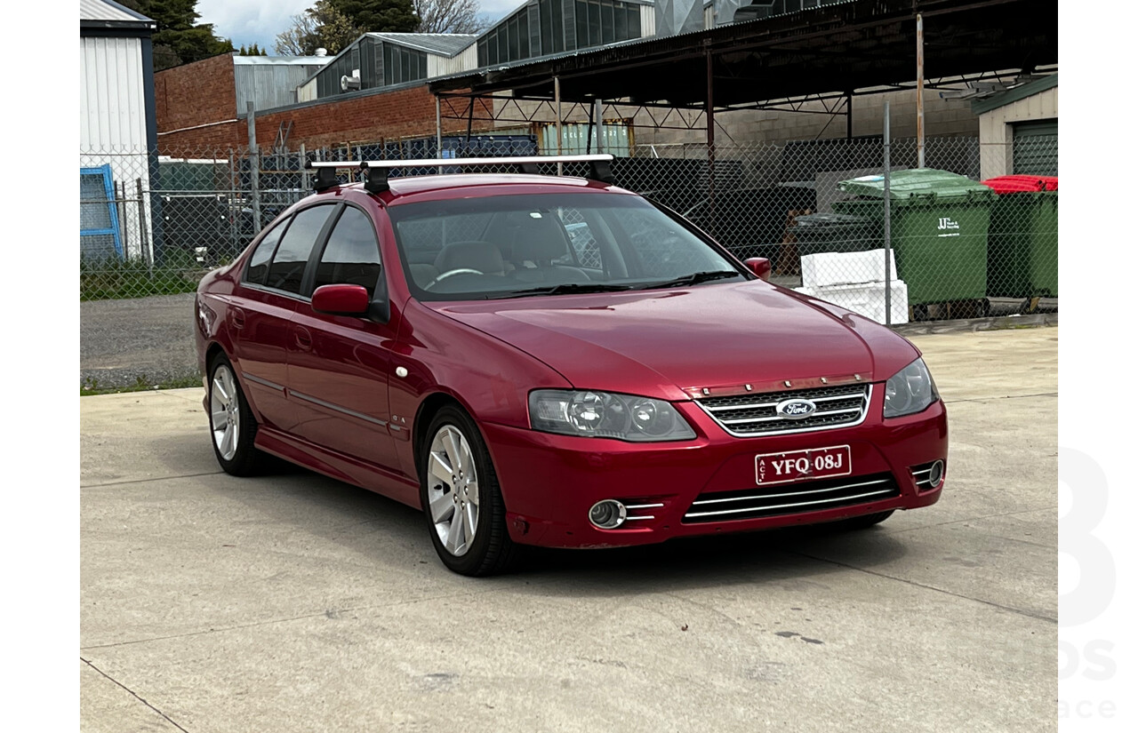 6/2007 Ford Fairmont GHIA BF MKII 07 UPGRADE 4d Sedan Maroon 4.0L