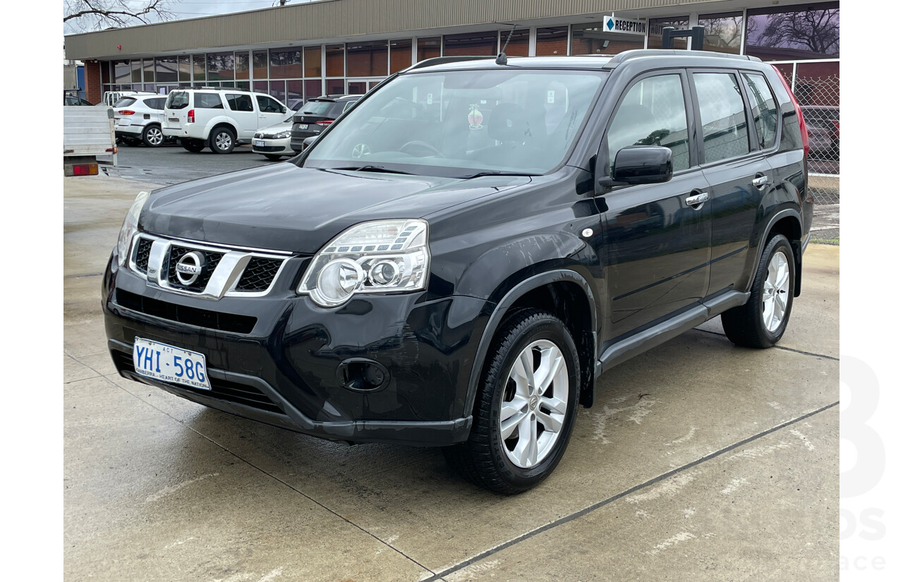 3/2011 Nissan X-Trail ST (fwd) T31 MY11 4d Wagon Black 2.0L