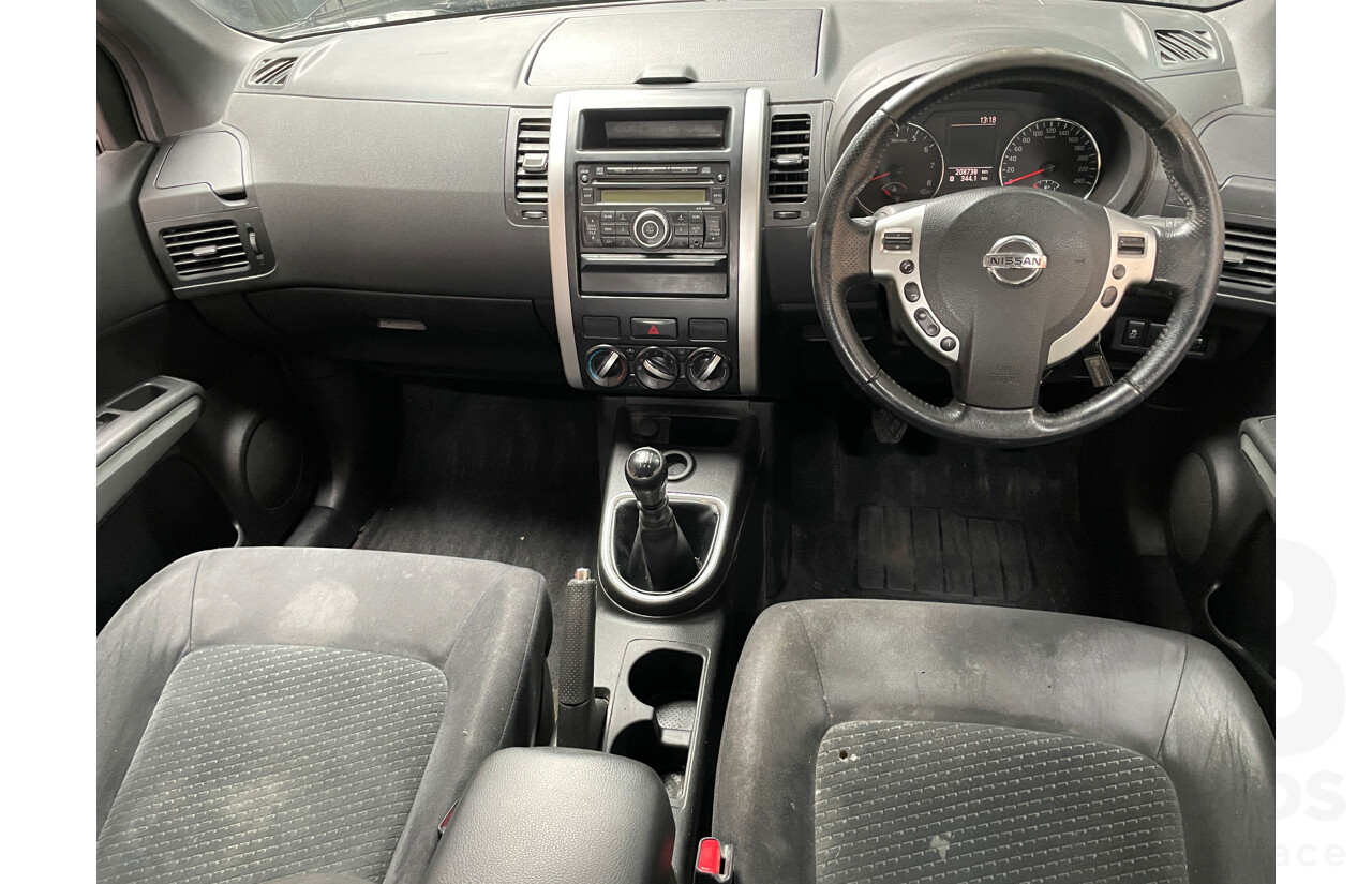 3/2011 Nissan X-Trail ST (fwd) T31 MY11 4d Wagon Black 2.0L