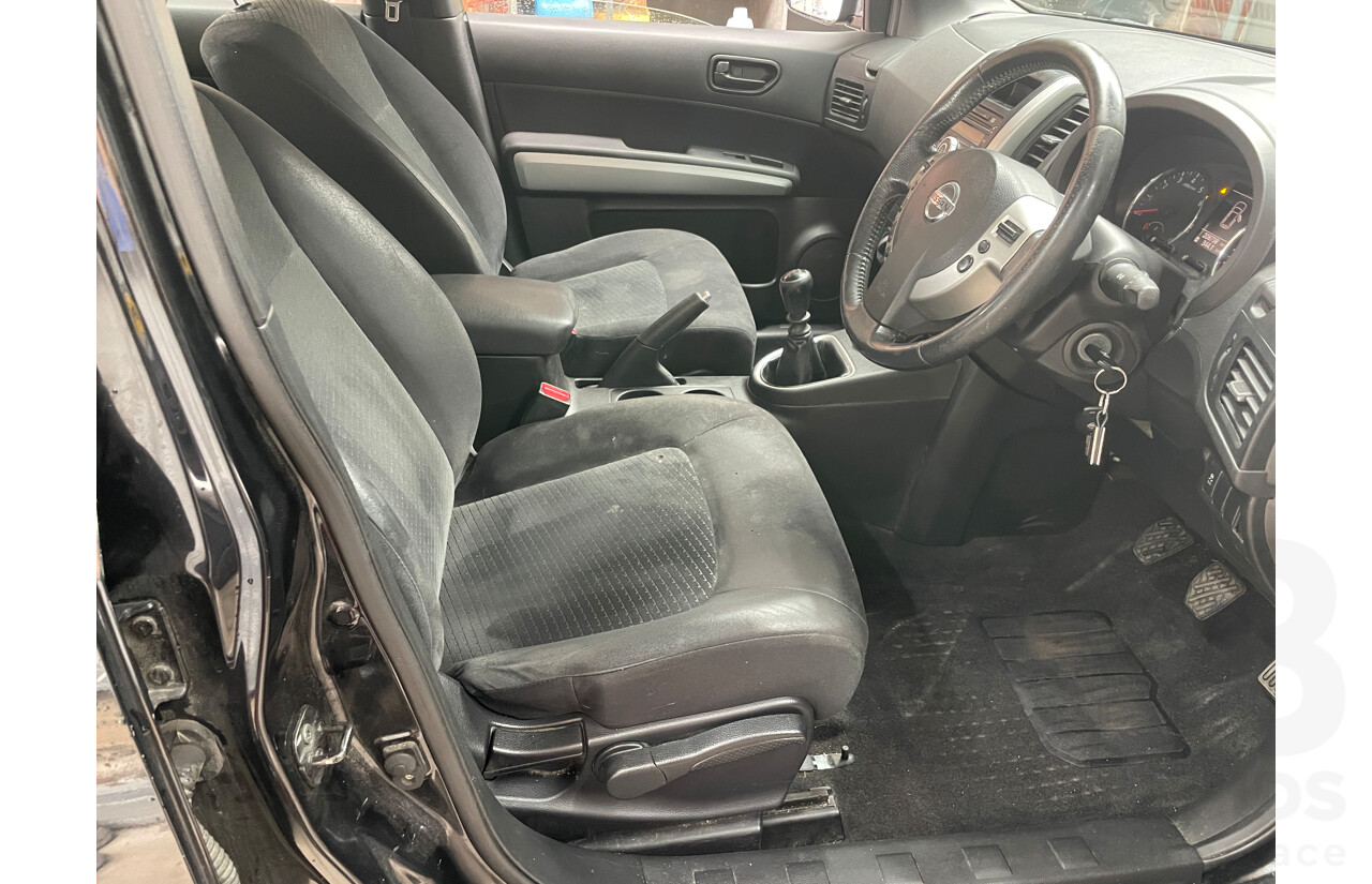 3/2011 Nissan X-Trail ST (fwd) T31 MY11 4d Wagon Black 2.0L