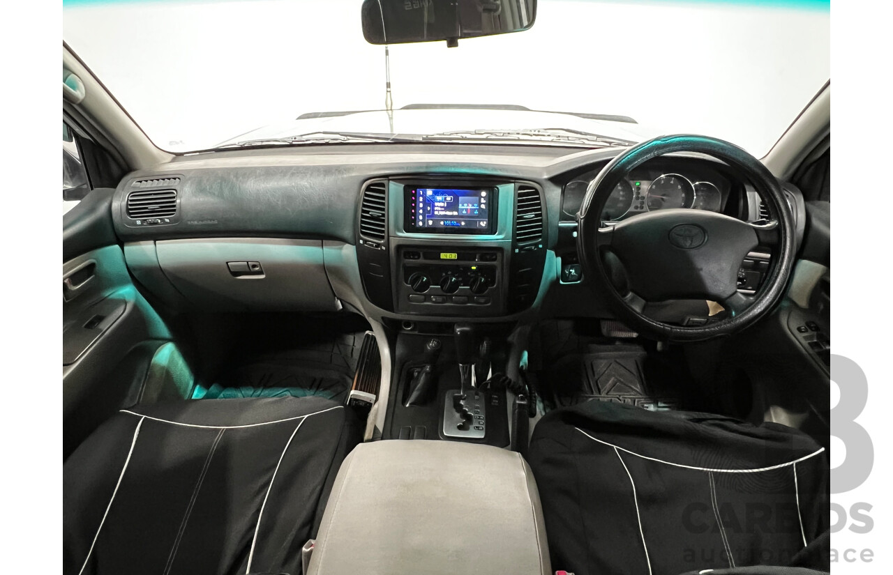 9/2006 Toyota Landcruiser VX (4x4) UZJ100R 4d Wagon Silver 4.7L