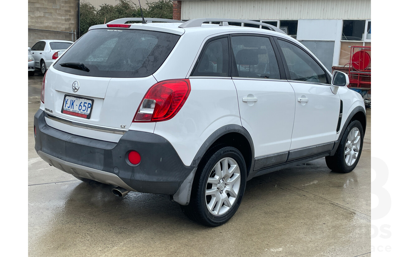 5/2013 Holden Captiva 5 LT (fwd) CG MY13 4d Wagon White 2.4L