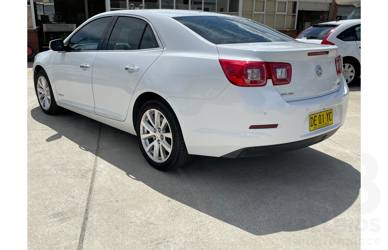 10/2013 Holden Malibu CDX EM 4d Sedan White 2.0L