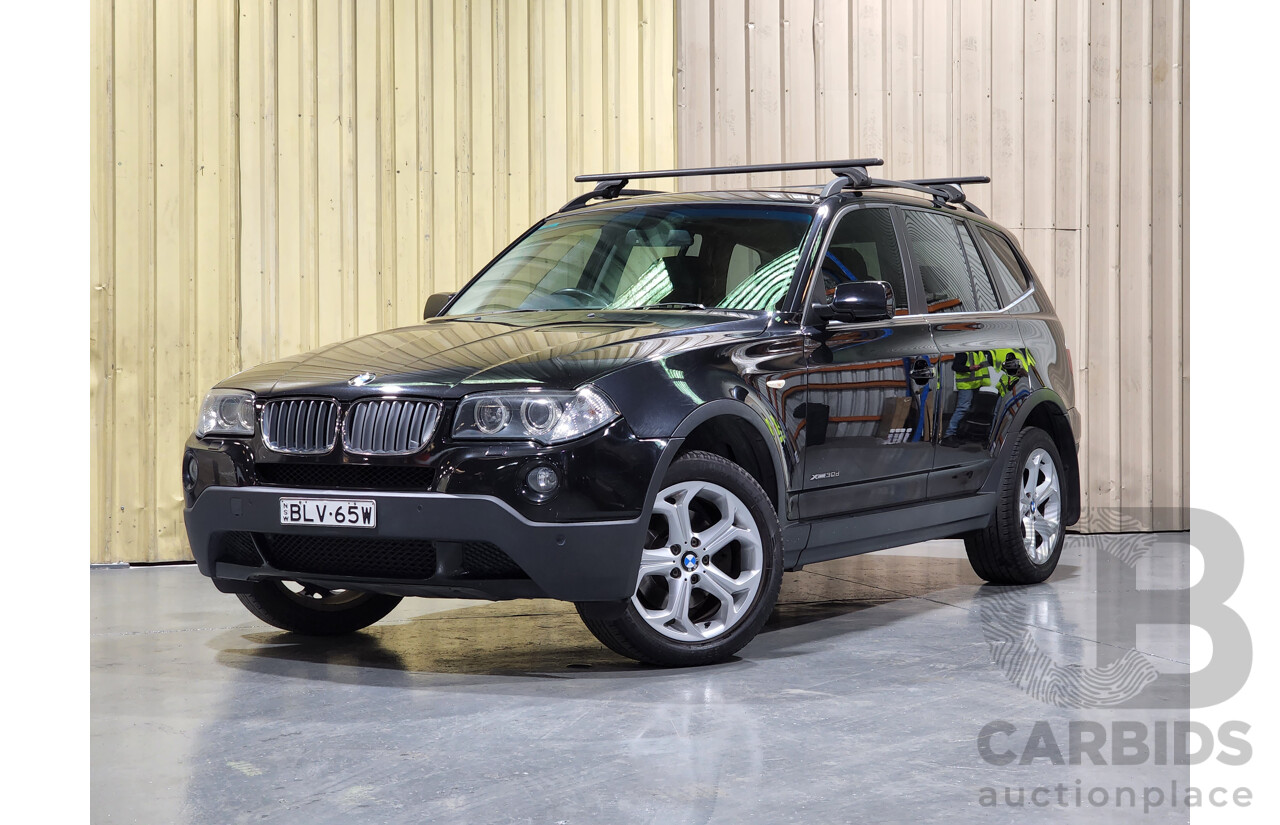 10/2009 BMW X3 Xdrive 30d Lifestyle E83 MY09 4d Wagon Black 3.0L - Turbo Diesel