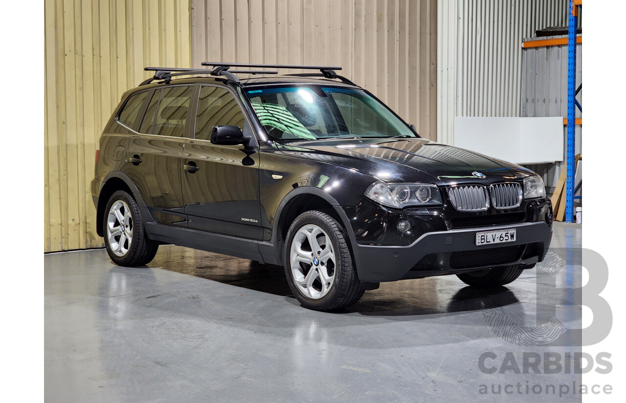 10/2009 BMW X3 Xdrive 30d Lifestyle E83 MY09 4d Wagon Black 3.0L - Turbo Diesel