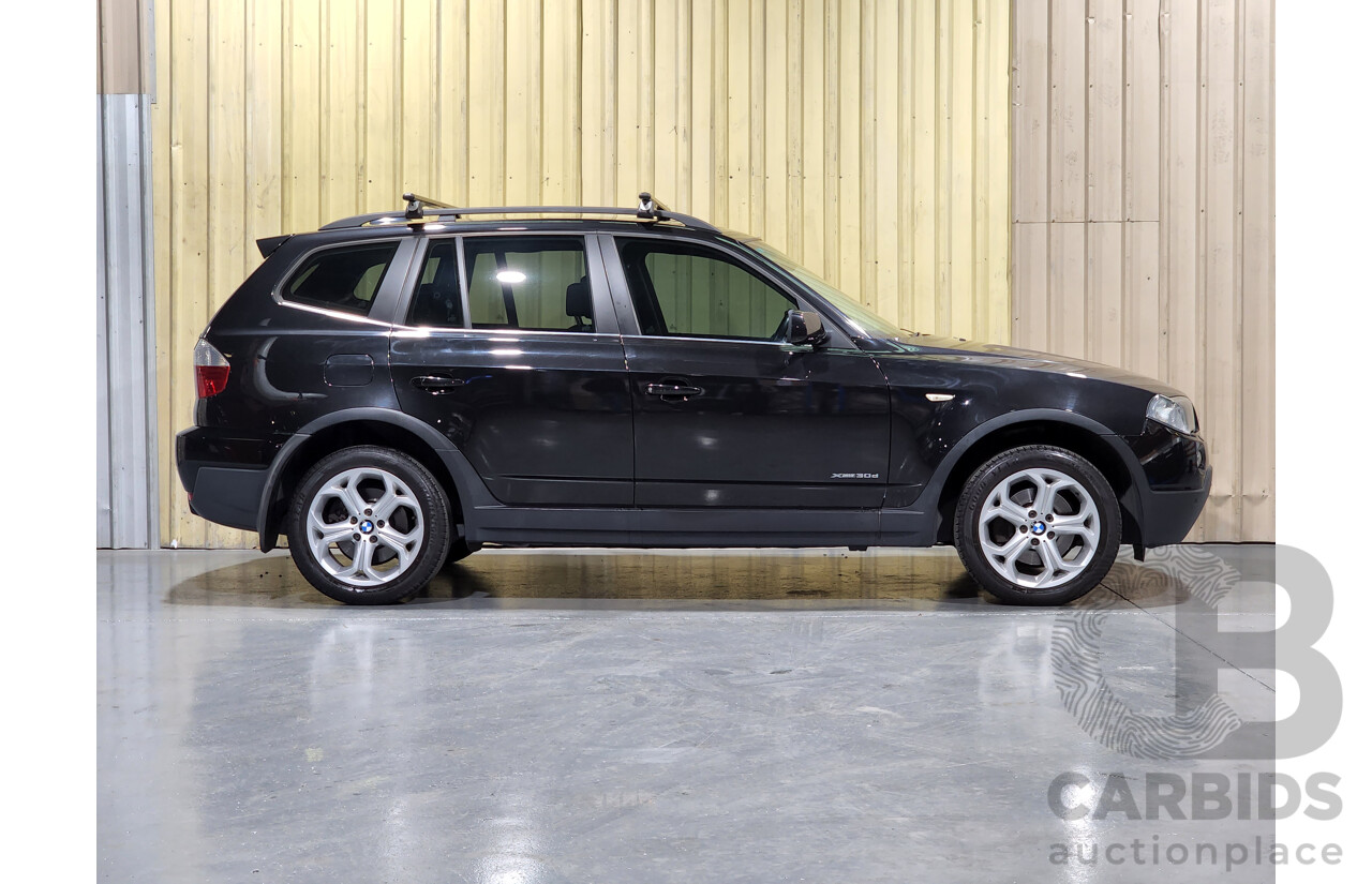 10/2009 BMW X3 Xdrive 30d Lifestyle E83 MY09 4d Wagon Black 3.0L - Turbo Diesel
