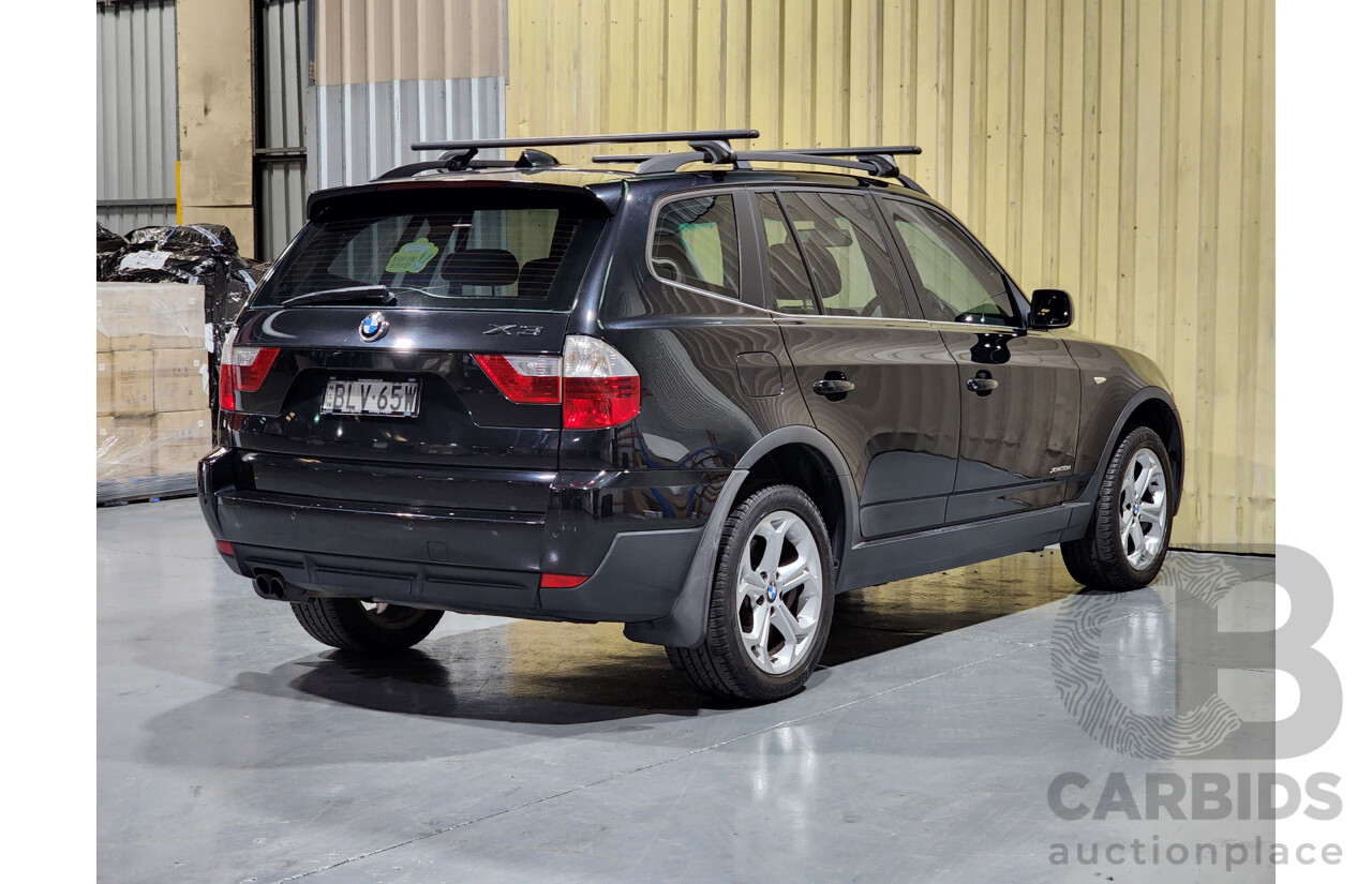 10/2009 BMW X3 Xdrive 30d Lifestyle E83 MY09 4d Wagon Black 3.0L - Turbo Diesel