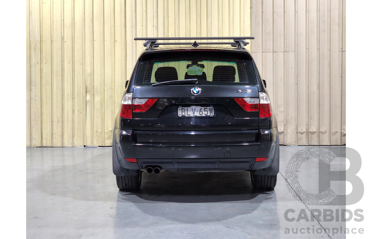 10/2009 BMW X3 Xdrive 30d Lifestyle E83 MY09 4d Wagon Black 3.0L - Turbo Diesel