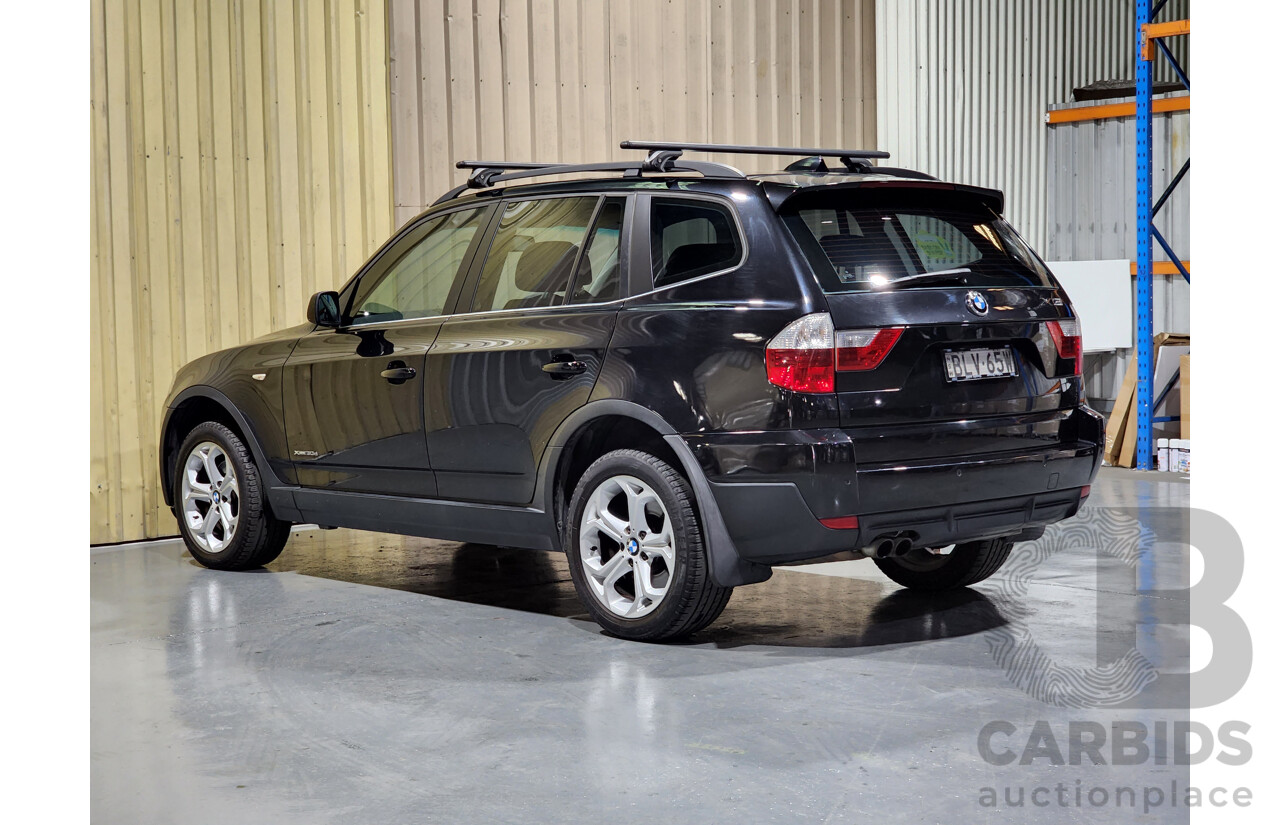 10/2009 BMW X3 Xdrive 30d Lifestyle E83 MY09 4d Wagon Black 3.0L - Turbo Diesel