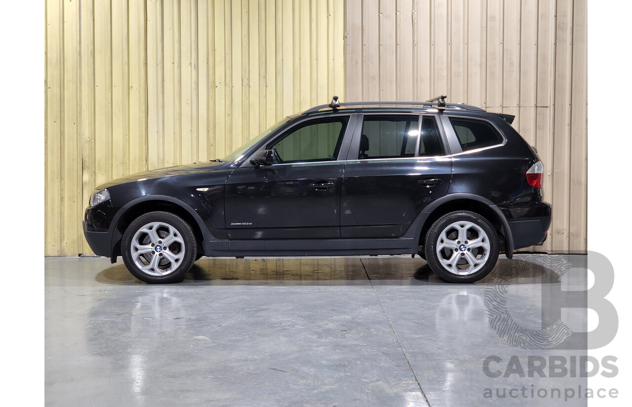 10/2009 BMW X3 Xdrive 30d Lifestyle E83 MY09 4d Wagon Black 3.0L - Turbo Diesel
