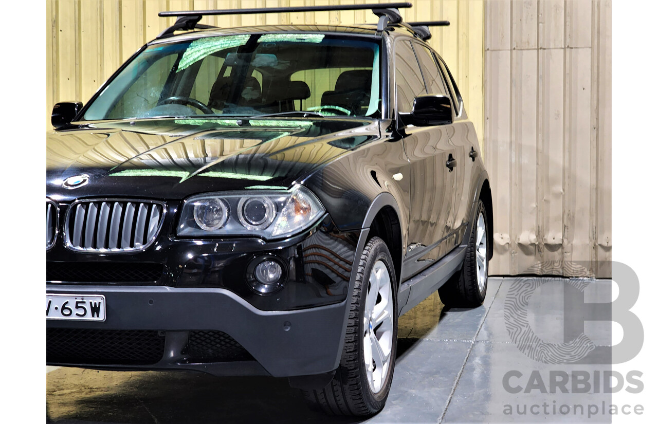 10/2009 BMW X3 Xdrive 30d Lifestyle E83 MY09 4d Wagon Black 3.0L - Turbo Diesel