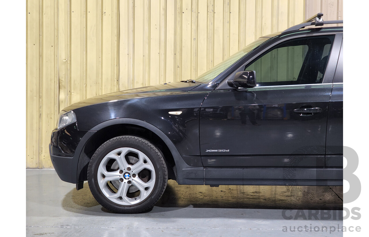 10/2009 BMW X3 Xdrive 30d Lifestyle E83 MY09 4d Wagon Black 3.0L - Turbo Diesel