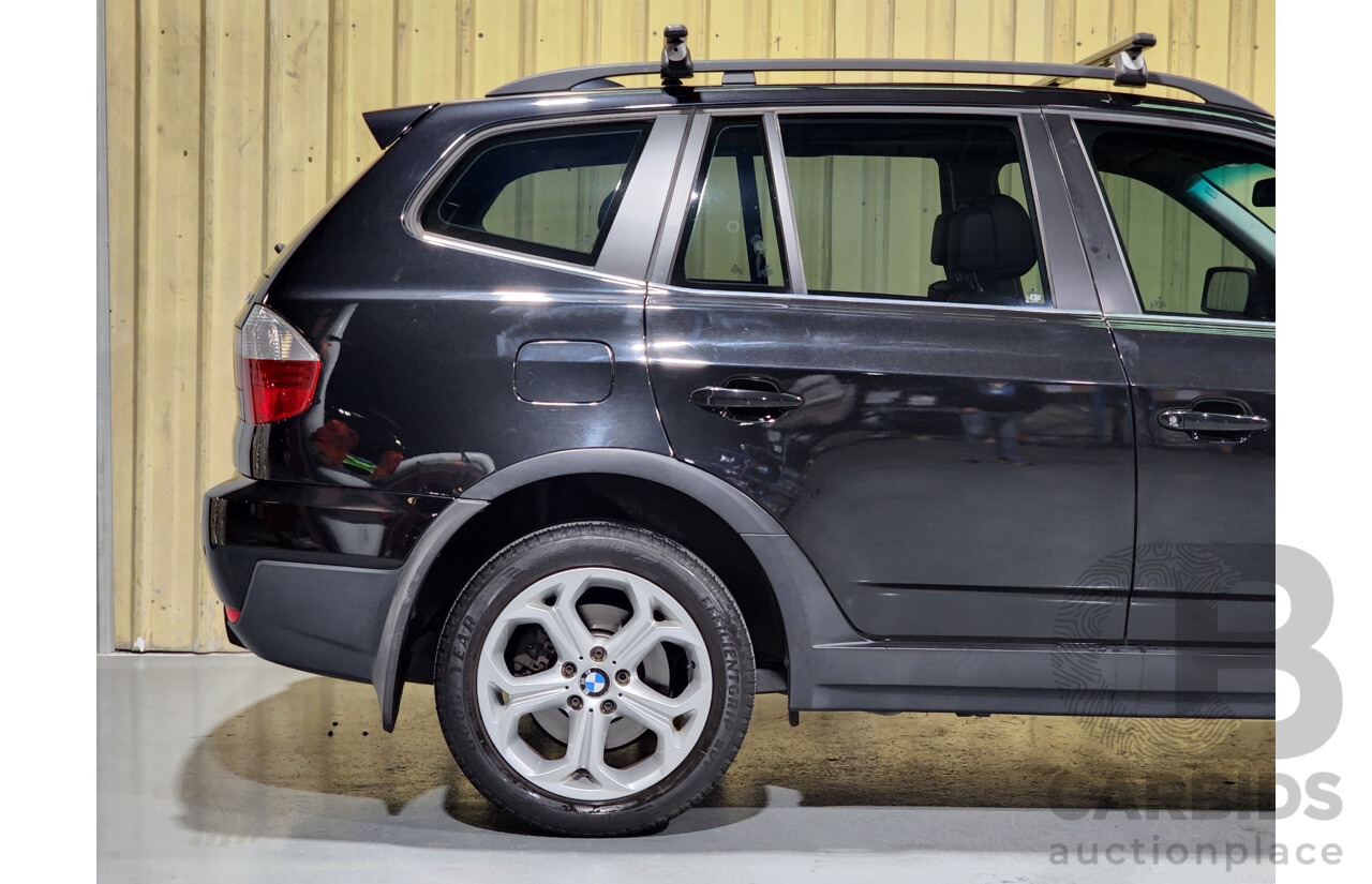 10/2009 BMW X3 Xdrive 30d Lifestyle E83 MY09 4d Wagon Black 3.0L - Turbo Diesel